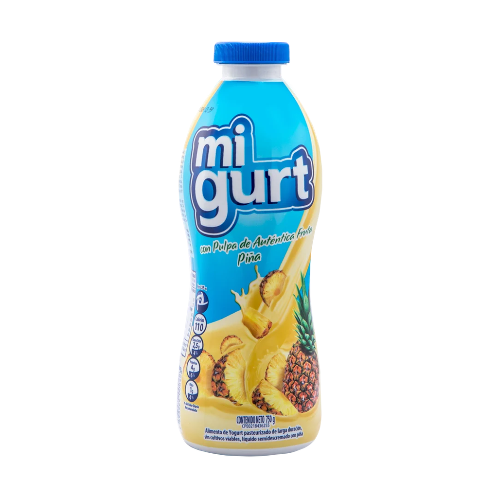 YOGURT FRUTA PIÑA 750 G x 12 Uds.