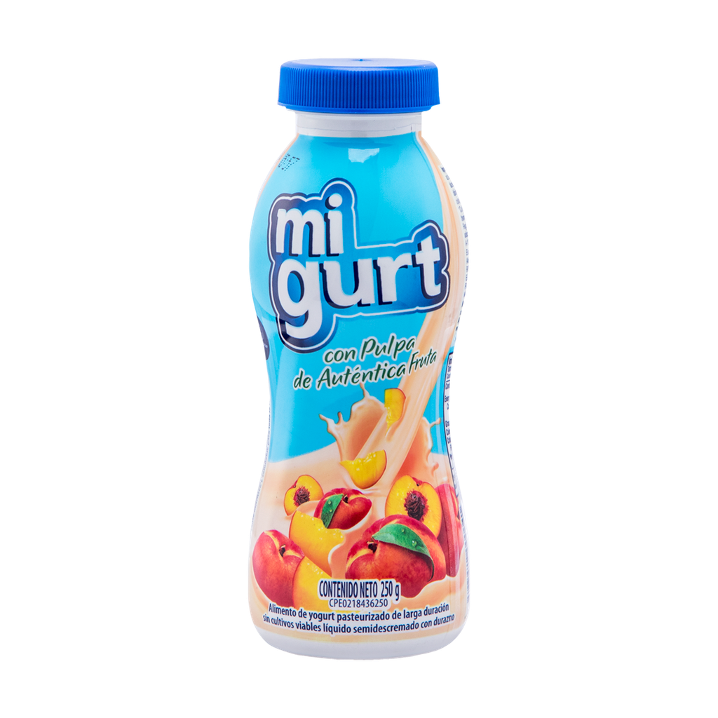 YOGURT FRUTA DURAZNO 250 G x 24 Uds.