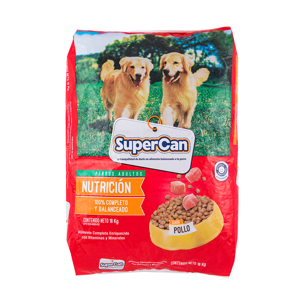 SUPER CAN POLLO HUESO 18 KG x 1 Uds.