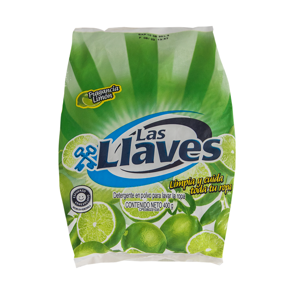 LAS LLAVES DETERGENTE LIMON 400 G x 30 Uds.