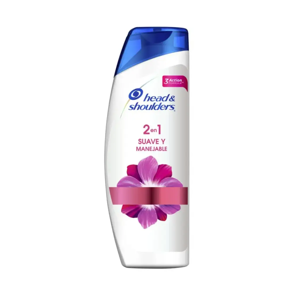 HS SHAMPOO 2EN1 SUAVE Y MANEJ 180CC x 12 Uds.