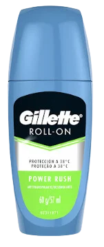 GILLETTE ANTIT ROLL-ON RUSH 60G x 12 Uds.