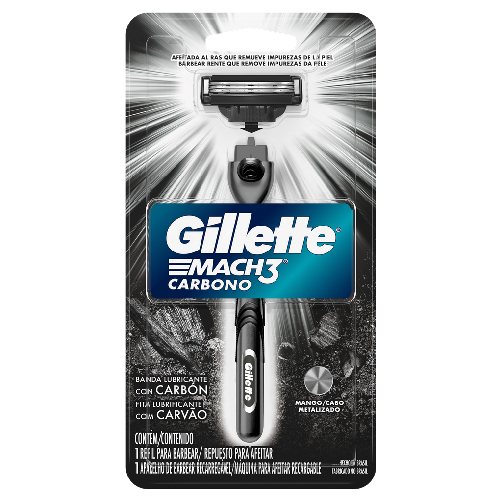 GILLETE MACH3 SISTEMA CARBONO 37 G x 30 Uds.