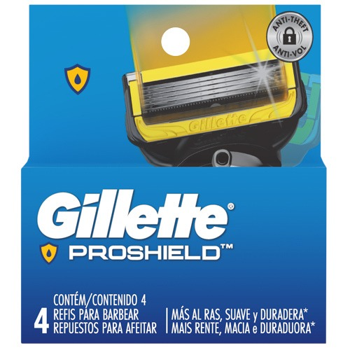 GILLETTE F5 PROSHIELD CARTX4 9 G x 10 Uds.