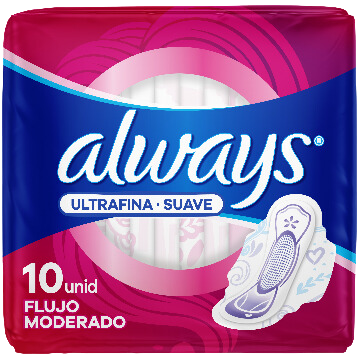 ALWAYS TOALLAS ULT SUAVE DIA 45 G x 24 Uds.