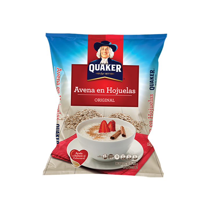 QUAKER AVENA PROGINAL BOLSA 400 G x 16 Uds.