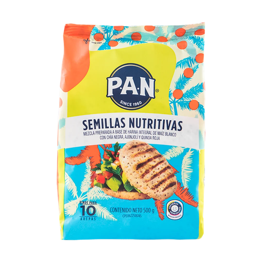 [H195] PAN SEMILLAS NUTRITIVAS 500 G x 12 Uds.