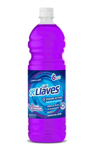 [L396] LAS LLAVES LIMP FRESCURA RELAJANTE 1 L x 12 Uds.