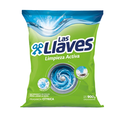 [L417] LAS LLAVES DET. L.ACTIVA CITRICO 900 GX10Uds.