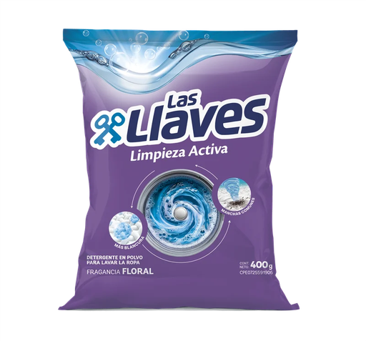 [L411] LAS LLAVES DET. L.ACTIVA FLORAL 400 GX16Uds.