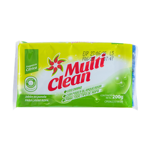 [L389] MULTI CLEAN DETER FRAG CITRICA 200 G x 44 Uds.