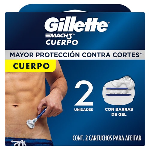 [80702180] GILLETTE BLISTER CUERPOX2 23 G x 72 Uds.