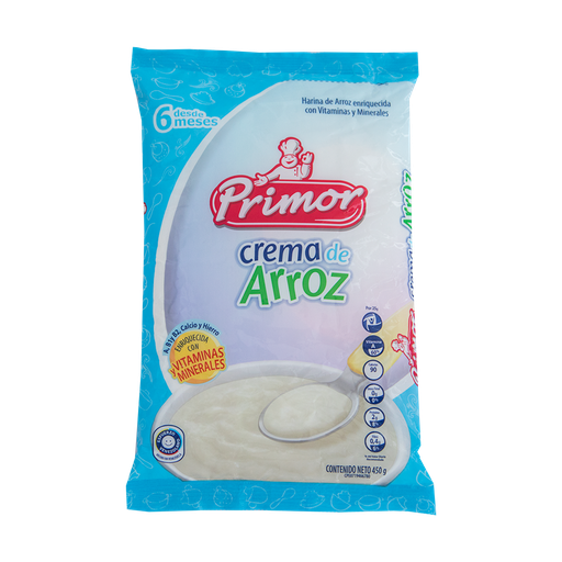 [H371] PRIMOR CREMA ARROZ ENRIQ 900 G (BOLSA) x 12 Uds.