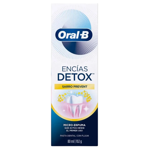 [80697061] ORALB CREMADENT DETOX ANTISARR 33 G x 36 Uds.