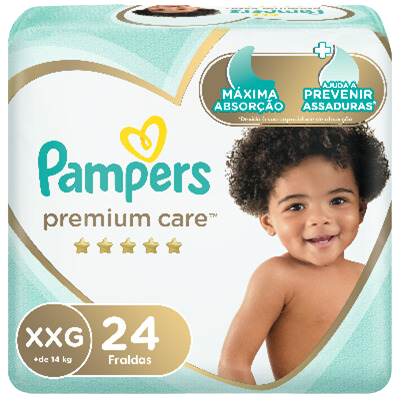 [80680483] PAMPERS PAÑALES PREMIUM CARE XXG 716 G x 8 Uds.