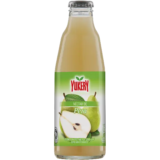 [1012916] YUKERY PERA Botella 250 ml x 12 Uds.