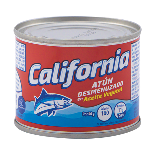 [D398] CALIFORNIA ATÚN DESMENUZADO 140 G x 35 Uds (E)